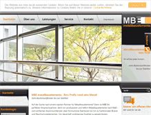 Tablet Screenshot of mbe-nw.de